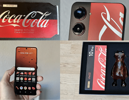 El nuevo celular 10 pro de Coca Cola
